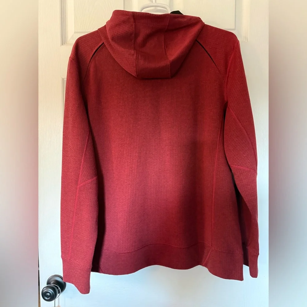 Men's Alaskan Hardgear by Duluth Burgundy Zip-Up Sweater XL - Picture 3 of 3